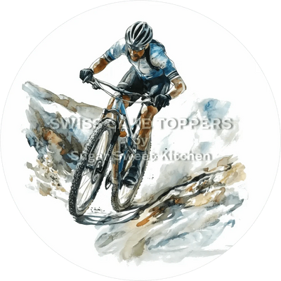 Einmaliger Radsport-Tortenaufleger6 -  personalisierbar