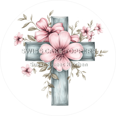 Einmaliger Tortenaufleger - Taufe3 - personalisierbar