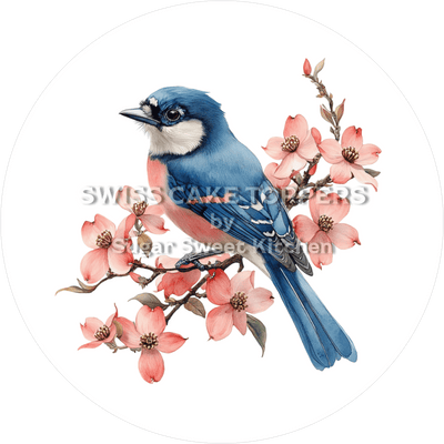 Einmaliger Vogel-Tortenaufleger3 - personalisierbar