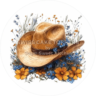 Einmaliger Western-Tortenaufleger6 - personalisierbar