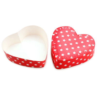 Moule de cuisson jetable Cœur 12,5cm / 2 pcs.