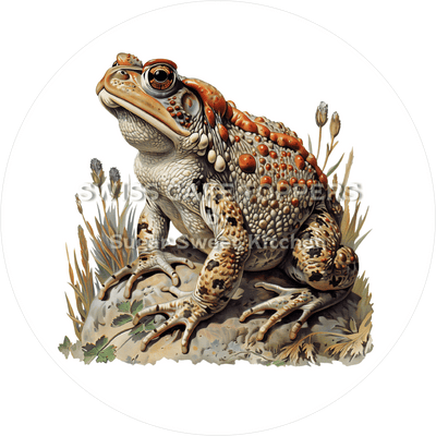 Einzigartiger Frosch-Tortenaufleger2 - personalisierbar