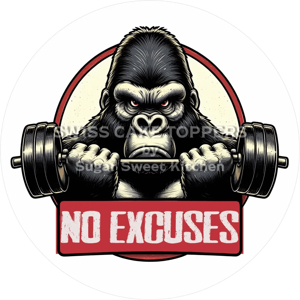 Einzigartiger Gym-Tortenaufleger3 - personalisierbar - Fondant- Torten- & Cupcakeaufleger Sugar Sweet Kitchen