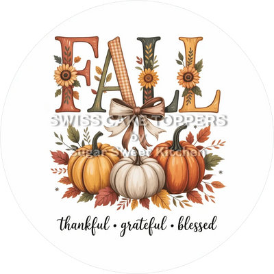 Einzigartiger Herbst-Tortenaufleger3 - personalisierbar