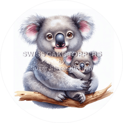 Einzigartiger Koala-Tortenaufleger8 - personalisierbar