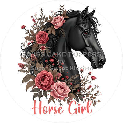 Einzigartiger Pferde-Tortenaufleger6 - personalisierbar