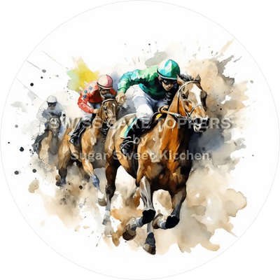 Einzigartiger Reiter-Tortenaufleger2- personalisierbar