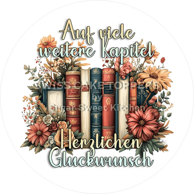 Einzigartiger Tortenaufleger Lesen2 - personalisierbar