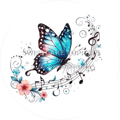 Einzigartiger Tortenaufleger Musik3 - personalisierbar