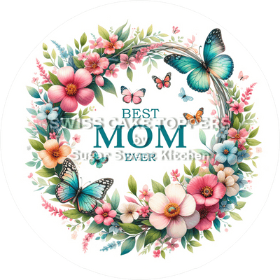 Einzigartiger Tortenaufleger zum Muttertag3 - personalisierbar