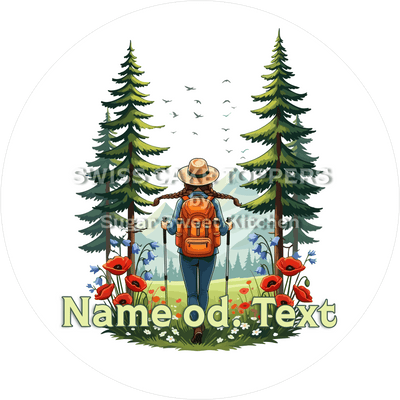 Einzigartiger Wander-Tortenaufleger2 mit Namen