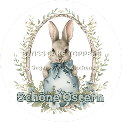 Entzückender Oster-Tortenaufleger17 - personalisierbar