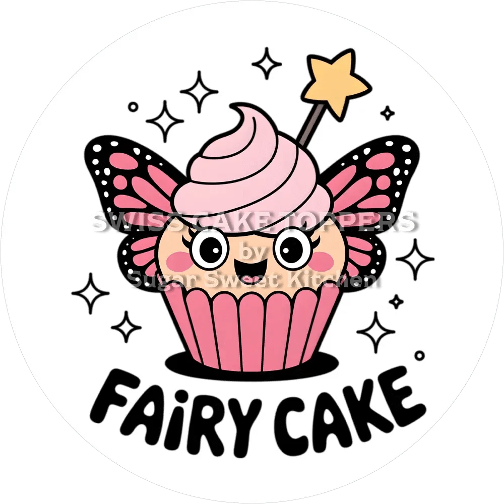 Entzückender-Tortenaufleger28- personalisierbar - Fondant- Torten- & Cupcakeaufleger Sugar Sweet Kitchen