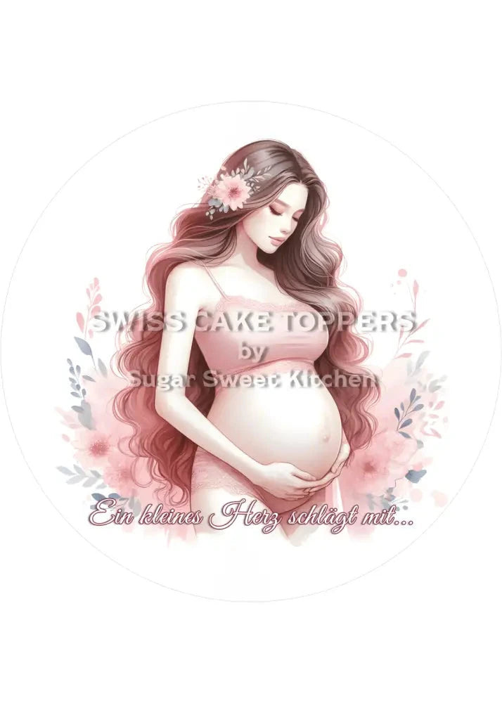 Exklusiver Baby-News-Tortenaufleger2 - personalisierbar - Fondant- Torten- & Cupcakeaufleger Sugar Sweet Kitchen