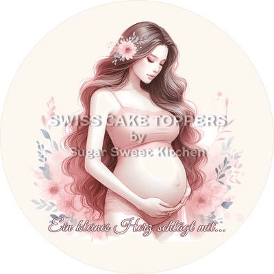 Exklusiver Baby-News-Tortenaufleger2 - personalisierbar