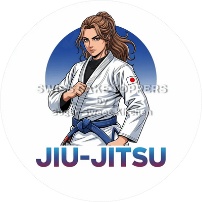 Exklusiver Jiu-Jitsu-Tortenaufleger6 - personalisierbar