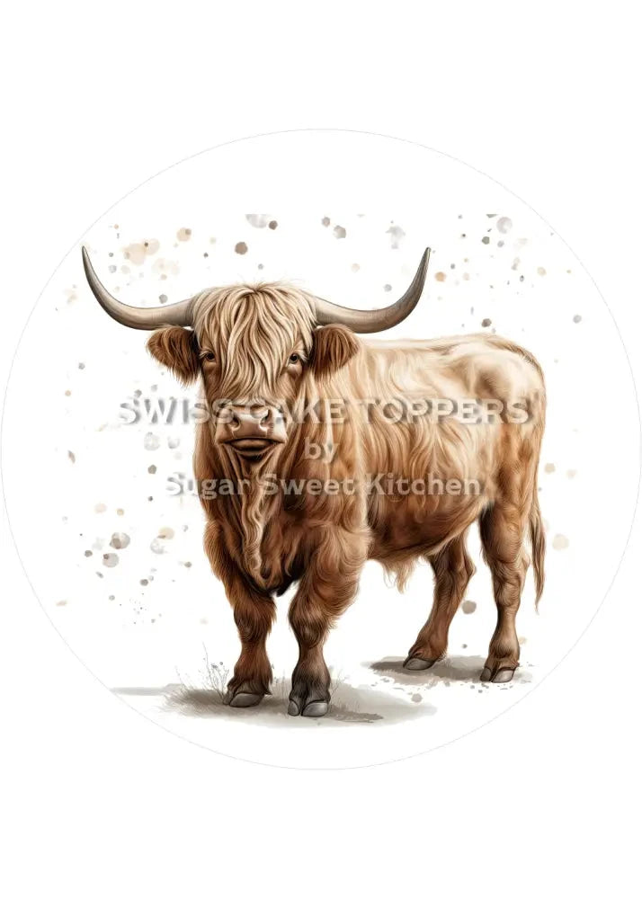Exklusiver Kuh-Tortenaufleger7 - personalisierbar - Fondant- Torten- & Cupcakeaufleger Sugar Sweet Kitchen