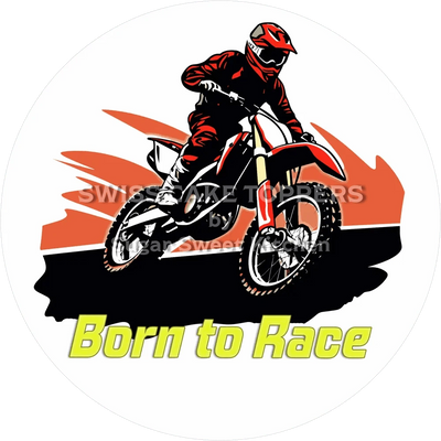 Exklusiver MotoCross-Tortenaufleger5 - personalisierbar