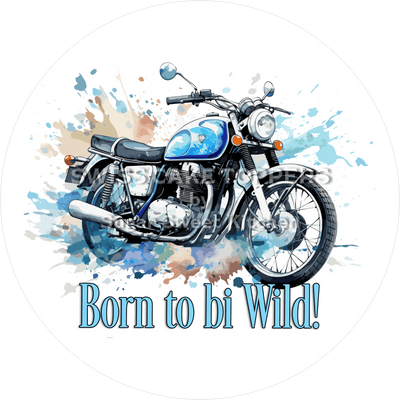 Exklusiver Motorrad-Tortenaufleger2 - personalisierbar