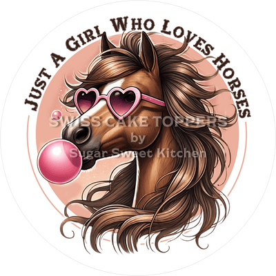 Exklusiver Pferde-Tortenaufleger4 - personalisierbar