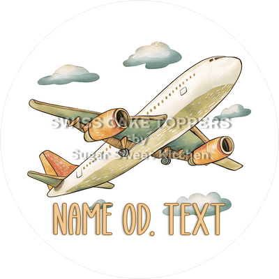 Exklusiver Reise-Tortenaufleger7 mit Namen