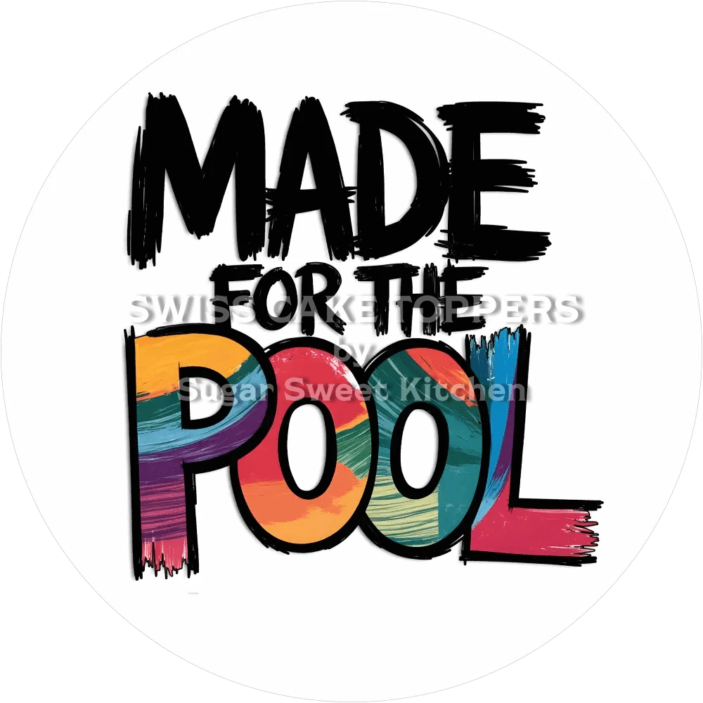 Exklusiver Schwimmer-Tortenaufleger1 - personalisierbar - Fondant- Torten- & Cupcakeaufleger Sugar Sweet Kitchen