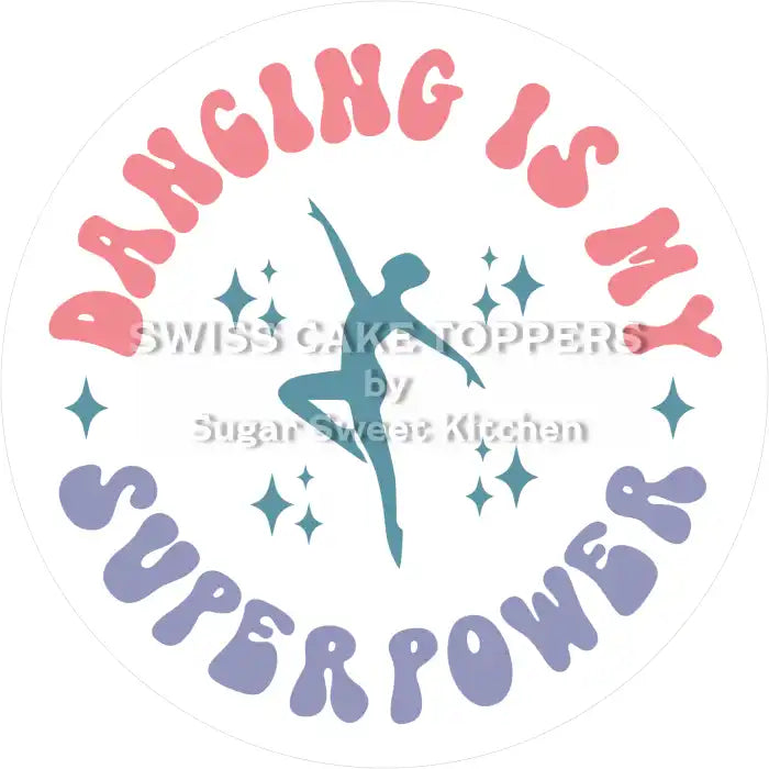 Exklusiver Tanz-Tortenaufleger13 - personalisierbar - Fondant- Torten- & Cupcakeaufleger Sugar Sweet Kitchen