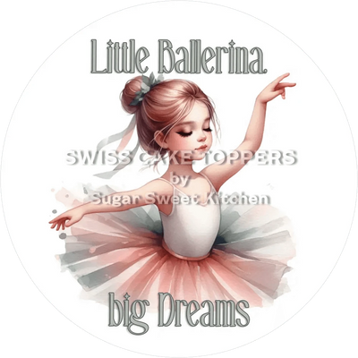 Exklusiver Tanz-Tortenaufleger7 -  personalisierbar