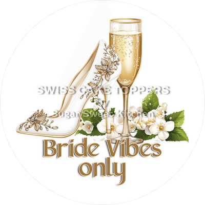 Exklusiver Team Bride Tortenaufleger - personalisierbar