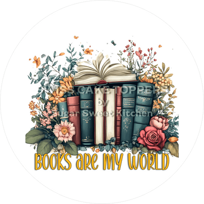 Exklusiver Tortenaufleger Lesen6 - personalisierbar