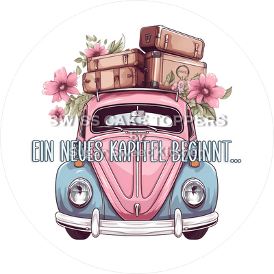 Exklusiver Tortenaufleger zur Wohnungs-Einweihung - personalisierbar