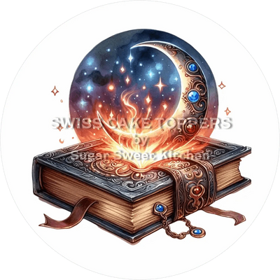 Fantastischer Mond-Tortenaufleger8 - personalisierbar