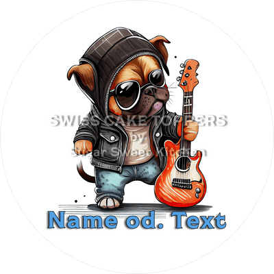 Fantastischer Musik-Tortenaufleger8 mit Namen