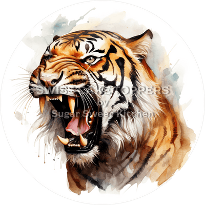 Fantastischer Tiger-Tortenaufleger5 - personalisierbar