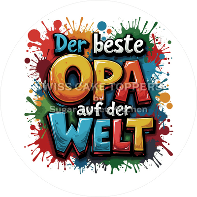 Fantastischer Tortenaufleger für die Familie22 - personalisierbar