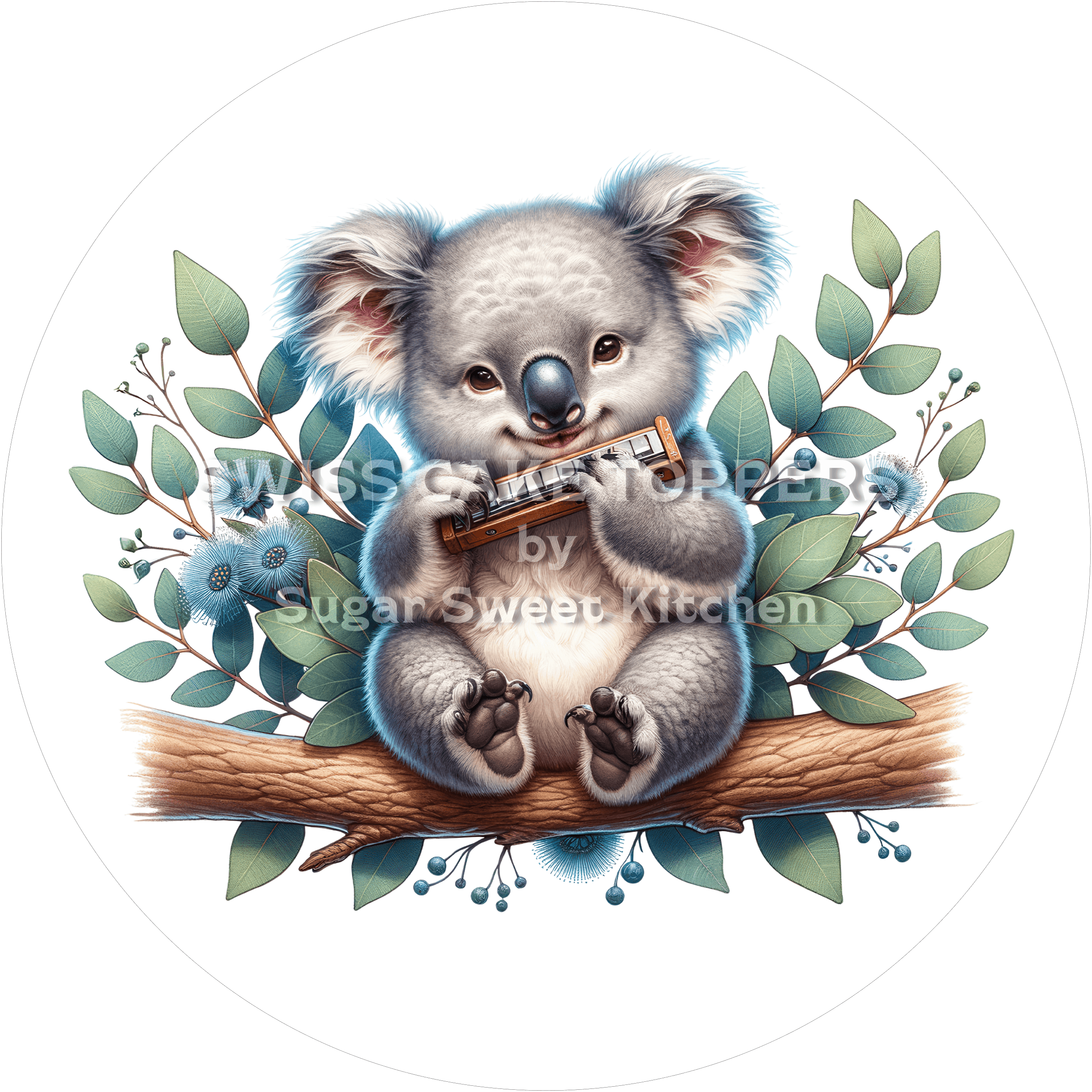 Fantastischer Tortenaufleger Musik22 - personalisierbar - Fondant- Torten- & Cupcakeaufleger Sugar Sweet Kitchen