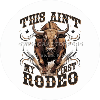 First Rodeo-Tortenaufleger15 - personalisierbar