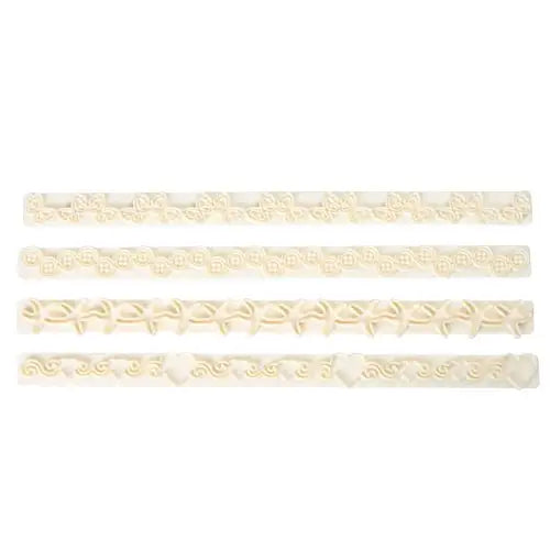 FMM Randausstecher / 4Stk. - Tortendekoration Sugar Sweet Kitchen