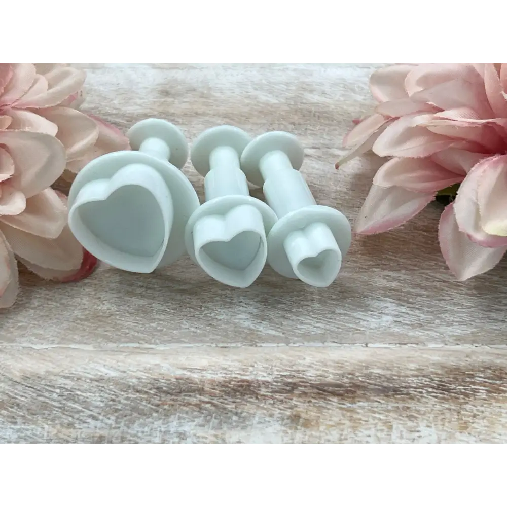Fondant Ausstecher Herz / 3tlg. - Tortendekoration Sugar Sweet Kitchen