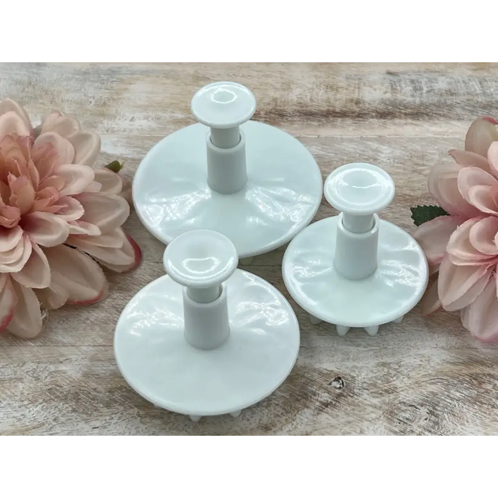 Fondant Ausstecher Margerite / 3tlg. - Tortendekoration Sugar Sweet Kitchen