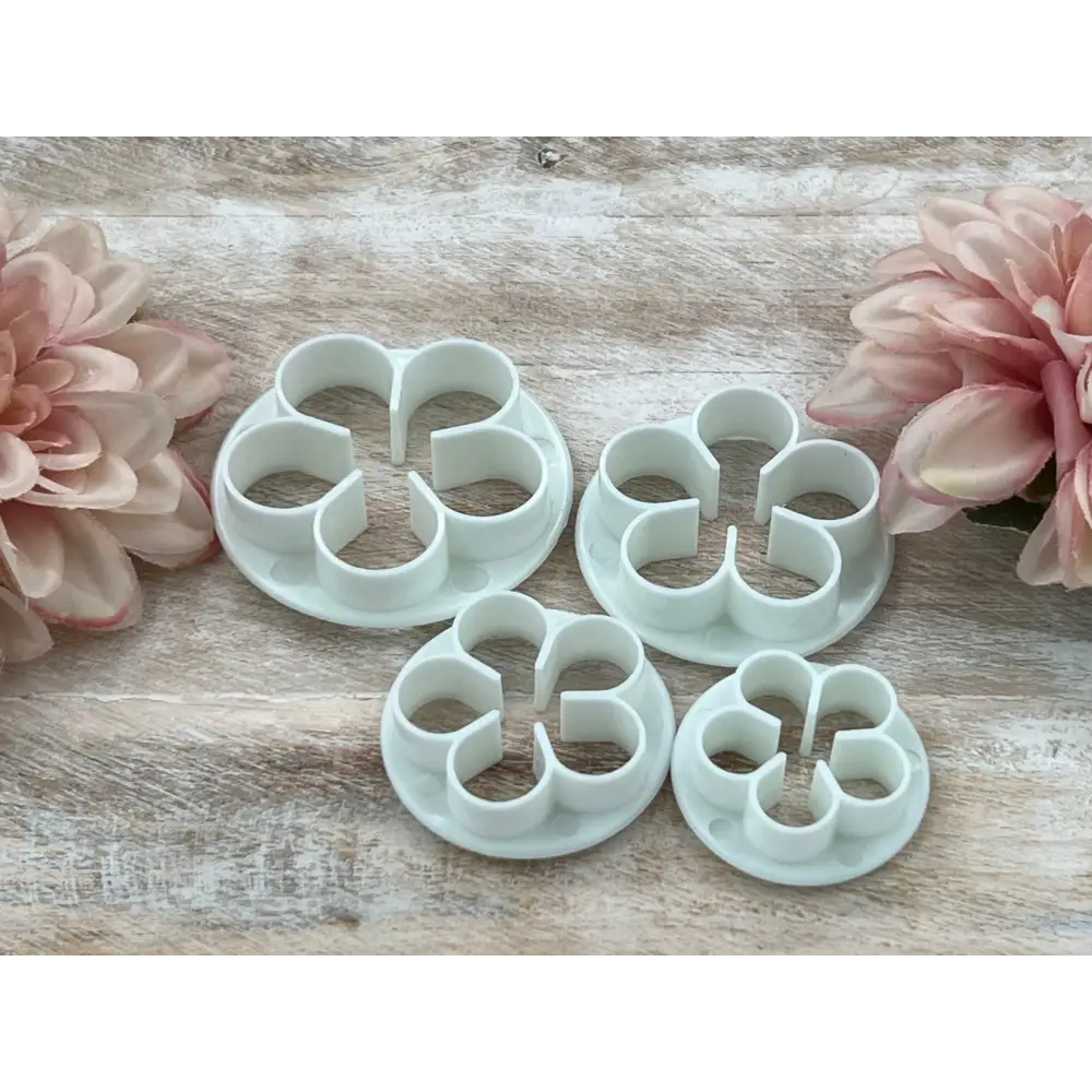 Fondant Ausstecher Rosen / 4tlg. - Tortendekoration Sugar Sweet Kitchen