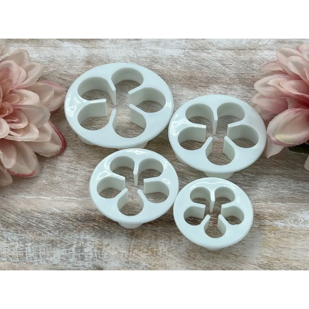 Fondant Ausstecher Rosen / 4tlg. - Tortendekoration Sugar Sweet Kitchen