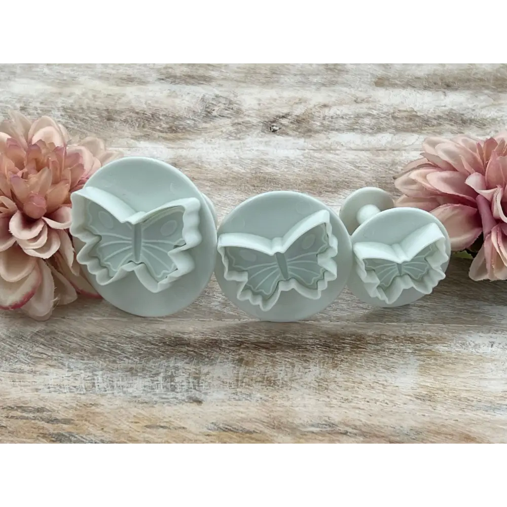 Fondant Ausstecher Schmetterling / 3tlg. - Tortendekoration Sugar Sweet Kitchen