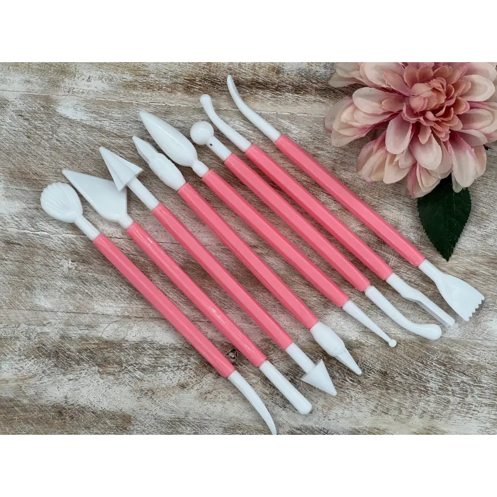 Fondant- & Marzipanwerkzeug-Set / 8tlg. - Tortendekoration Sugar Sweet Kitchen