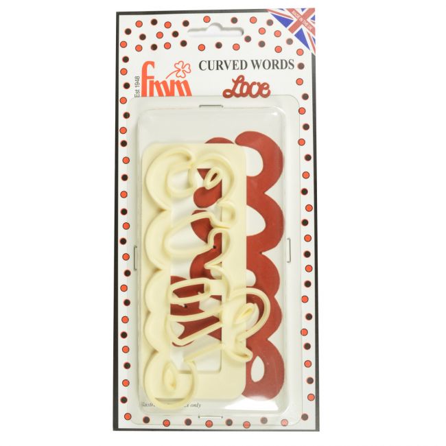 Fondantausstecher ’Love’ / 1Stk. - Tortendekoration Sugar Sweet Kitchen