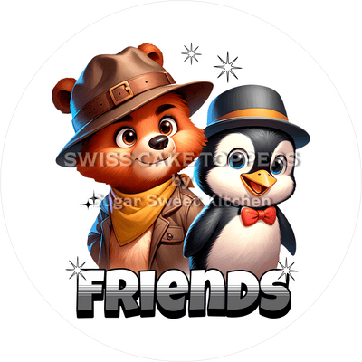 Friends-Tortenaufleger - Freunde6 - personalisierbar