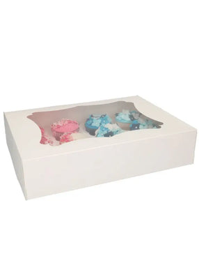 FunCakes 12er-Cupcake-Box weiss / 1Stk.