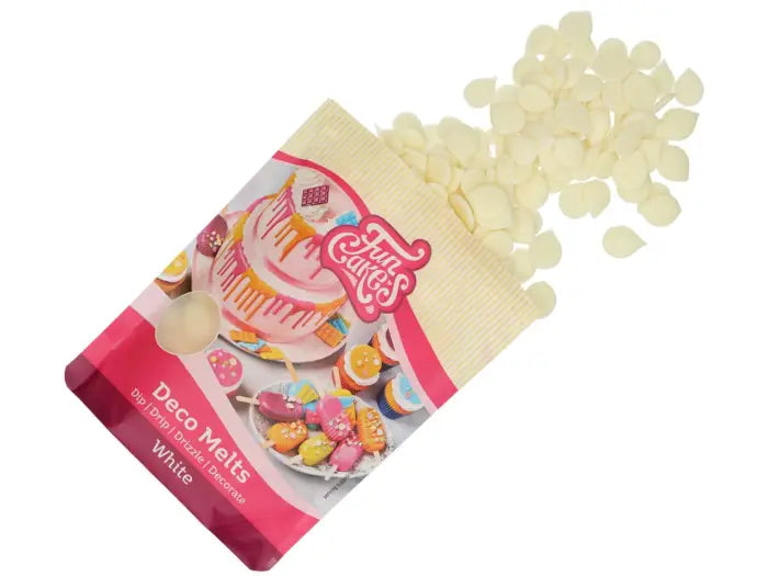 FunCakes Deco Melts Weiss / 250g - Schokolade Sugar Sweet Kitchen