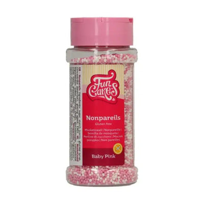 FunCakes Nonpareils Zuckerperlen Baby Pink / 80g