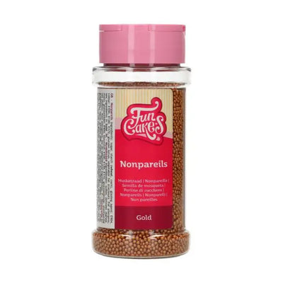 FunCakes Nonpareils Zuckerperlen Gold / 80g